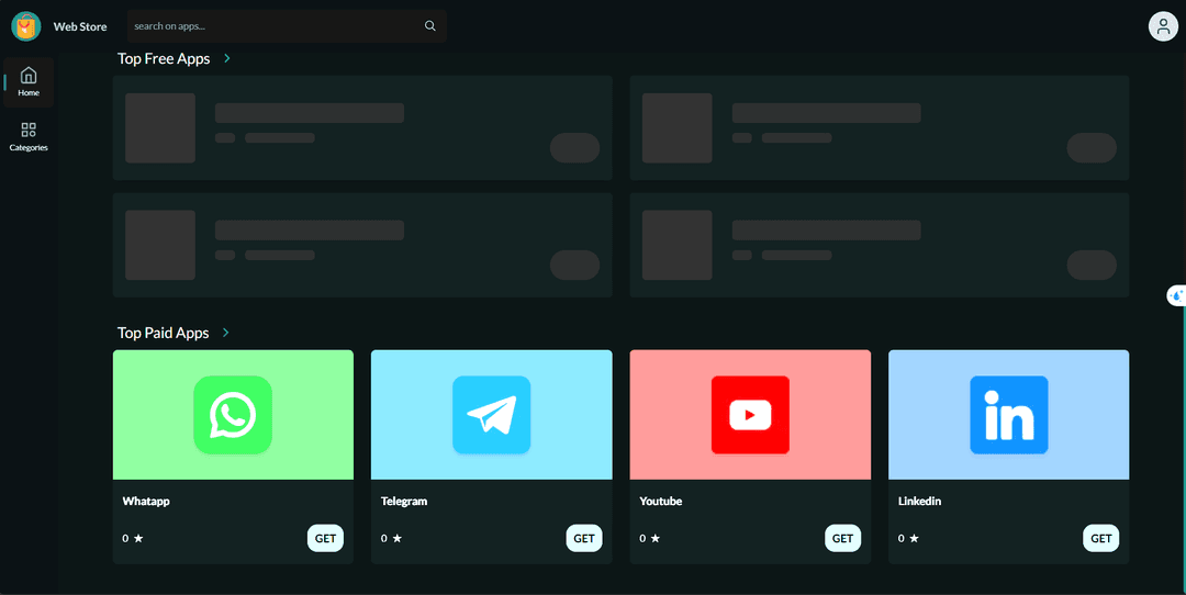 Web app store